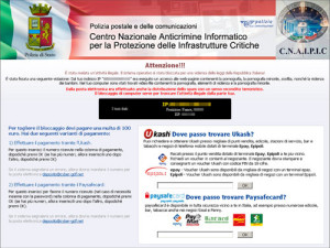 schermata polizia postale